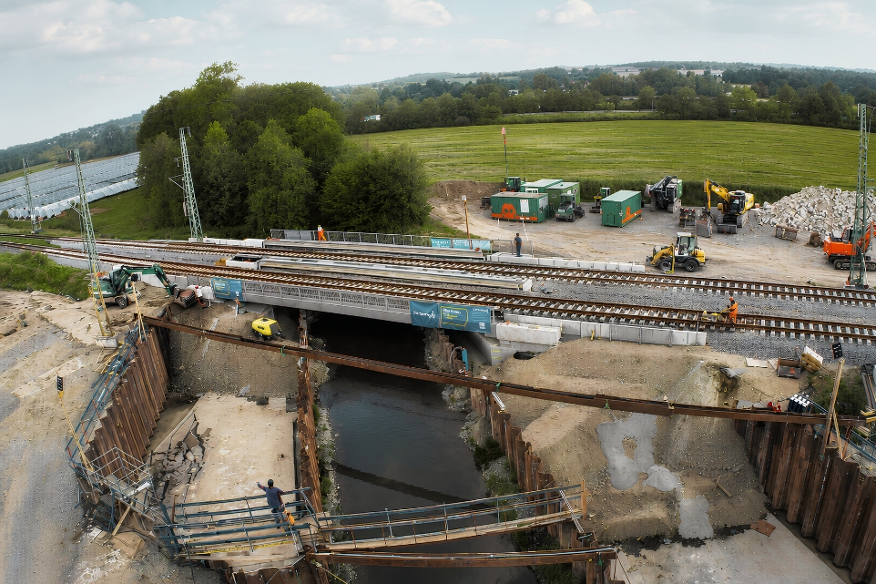 Reconstruction of Railway Overpass Niederbiegen Wolfegger
